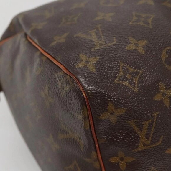 LOUIS VUITTON Monogram Speedy 30 Hand Bag M41526 LV Auth 138685 - Picture 5 of 16